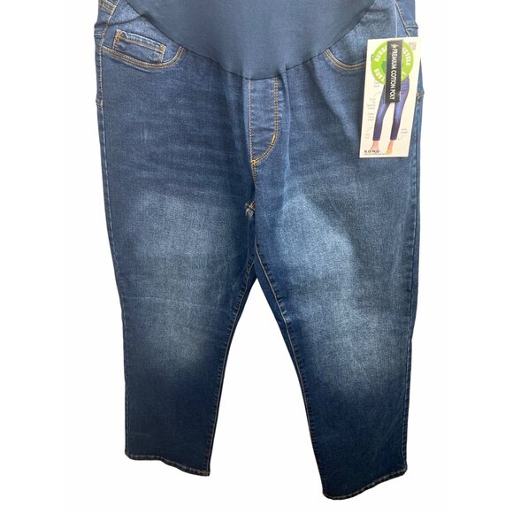 S.O.N.G. Maternity Curvy Slim Fit Denim Jeans M - Picture 10 of 11